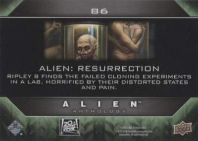 2016 Alien Anthology Base 86 Back Picture