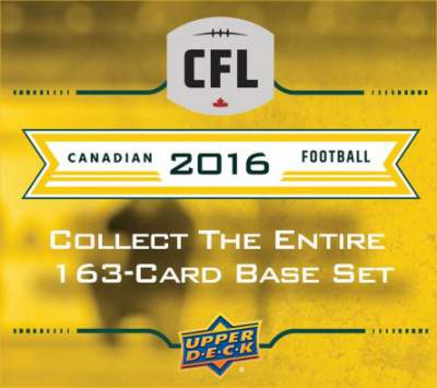 2016 CFL Base Set