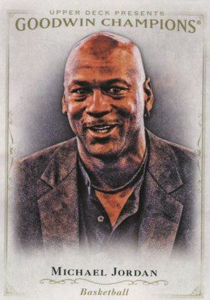 Goodwin Champions Checklist Base Card Michael Jordan