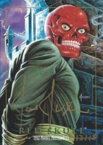 Marvel Masterpieces Red Skull buyback Autograph