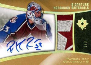 Ultimate Collection Honoured MAterials Signature Patrick Roy