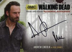 2016 Cryptozoic The Walking Dead S4P2 Autograph Andrew Lincoln