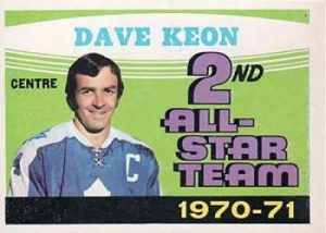 1971-72 O-Pee-Chee Dave Keon All Star
