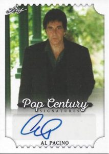 2016 Leaf Pop Century Signatures Al Pacini