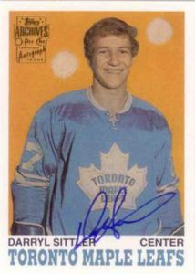 Topps O-Pee-Chee Archives Darryl Sittler Auto
