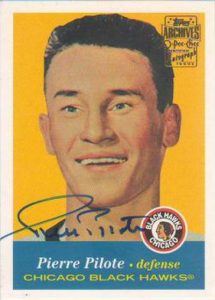 Topps O-Pee-Chee Archives Pierre Pilote auto
