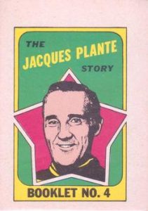 1971-72 O-Pee-Chee Booklets Jacques Plante