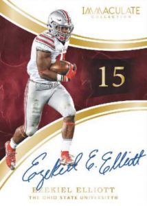 Immaculate Collegiate Football Numbers Autos