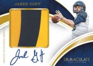 Immaculate Collegiate Football Signature Patches