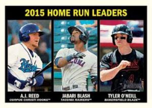 Topps Heritage Minor League Base Leaders Set