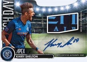 Topps Apex Match Day Die Cuts Auto Relics