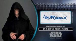 Star Wars Autographs Ian McDiarmid