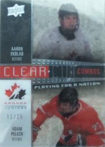 Canada Clear Cut Combo Aaron Ekblab Adam Pelech