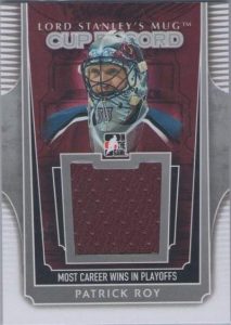 Lord Stanley's Mug Cup Records Limited Patrick Roy