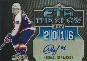Leaf Metal ETA The Show Autographs Mikhail Sergachev