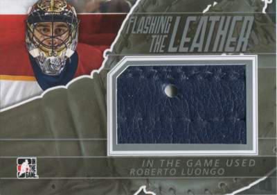 Game Used Flashing the Leather Luongo