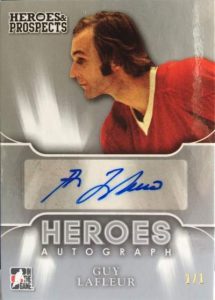 Heroes & Prospects Heroes Autographs Guy Lafleur