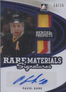 Heroes & Prospects Rare Materials Signatures Pavel Bure