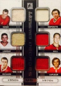 14th Edition Ultimate Decades Jerseys Howe, Lindsay, Richard, Esposito, Hull, Lafleur