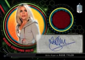 Doctor Who Autographed Costume Relic Rose Tyler