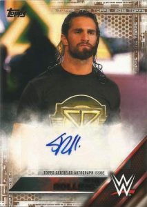 WWE Autographs Seth Rollins