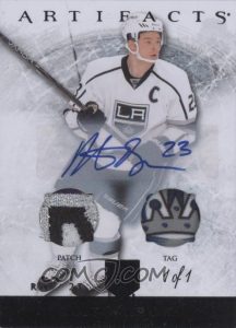 Black Auto Patch/Tag Dustin Brown