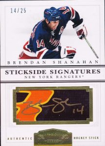 Prime Dominion Bonus Stickside Signatures Brendan Shanahan