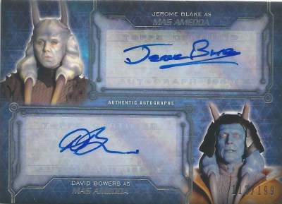 Masterwork Dual Autographs Mas Amedda AKA Jerome Clarke & David Bowers
