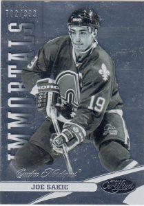 Certified Immortals Joe Sakic Certified Immortals Joe Sakic