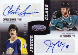 Certified Junior Class Signatures Charlie Simmer, Joe Thornton Certified Junior Class Signatures Charlie Simmer, Joe Thornton