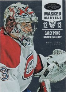 Certified Masked Marvels Carey Price