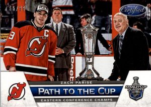 Certified Path to the Cup Conference Trophy Zach Parise