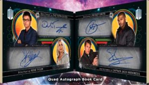 Doctor Who Quad Booklet Auto