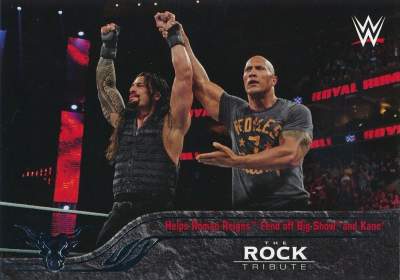 WWE The Rock Tribute, Helps Roman Reigns