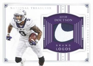 National Treasures Brand Logo Josh Doctson
