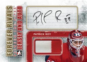Between the Pipes Jersey Auto Patrick Roy