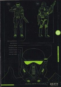 Rogue One Series 1 Blueprints of Ships and Vehicles Death Trooper