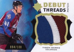 UD Ultimate Debut Threads Patch Tyson Barrie