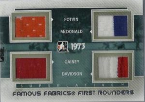 First Counders Potvin, McDonald, Gainey, Davidson