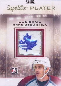 Game-Used Stick Joe Sakic