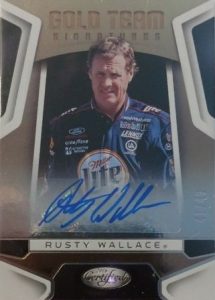 Gold Team Signatures Rusty Wallace