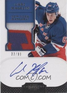 Autographed Rookie Patches SP Carl Hagelin