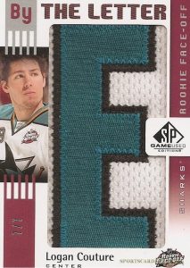 By the Letter Rookie Faceoff Logan Couture