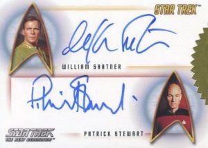 Case Incentive Autograph William Shatner, Patrick Stewart