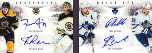 Contenders Match-Up Booklets Tyler Seguin, Tuukka Rask vs Phil Kessel, Joe Colborne Contenders Match-Up Booklets Tyler Seguin, Tuukka Rask vs Phil Kessel, Joe Colborne