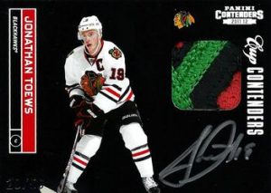 Cup Contenders Patch Auto Jonathan Toews