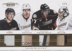 Quad Jerseys Smith-Pelly, Hiller, Getzlaf, Perry