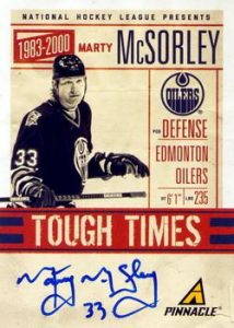 Tough Times Autographs Marty McSorely
