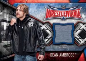 WrestleMania 32 Mat Relics Dean Ambrose WrestleMania 32 Mat Relics Dean Ambrose