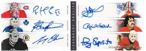 Original 6 Combos Booklet Roy, Potvin, Cheevers, Davidson, Vachon, Esposito Original 6 Combos Booklet Roy, Potvin, Cheevers, Davidson, Vachon, Esposito